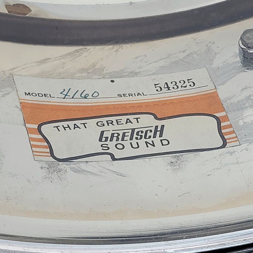 Used Vintage Gretsch 4160 COB Snare Drum 14x5 - Very Good - Drum Center Of Portsmouth