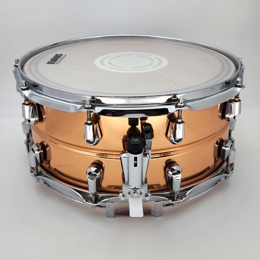 Used Yamaha Copper Snare Drum 14x7 MIJ - Very Good - Drum Center Of Portsmouth