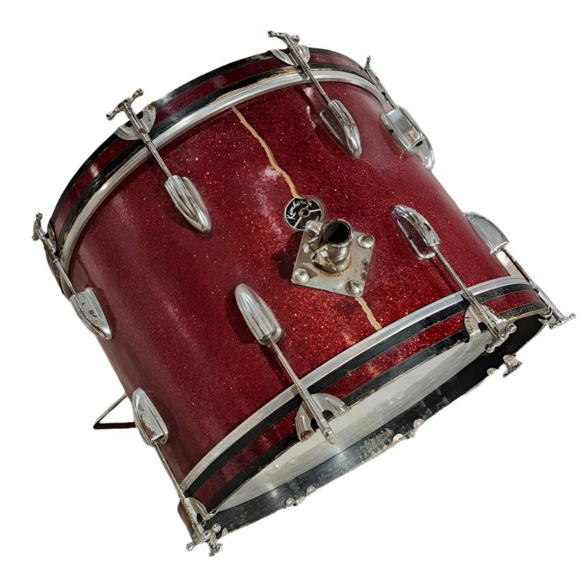 Used Misc Vintage Bass Drum 20x14 Red Sparkle - Fair - Drum Center Of Portsmouth