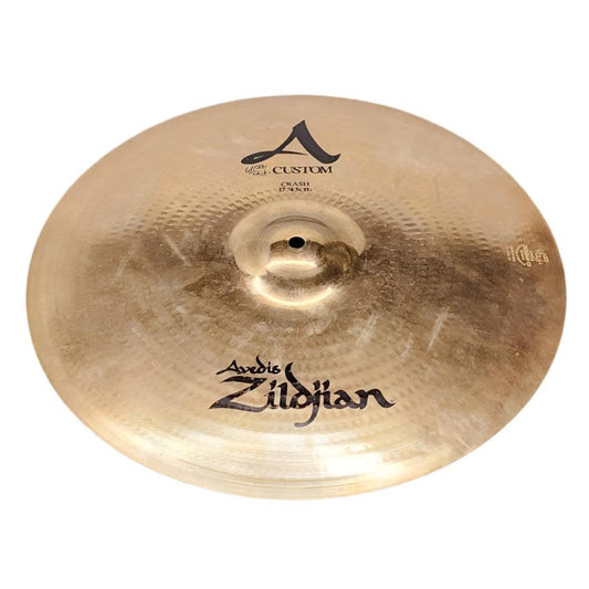 Used Zildjian A Custom Crash Cymbal 17" - Good - Drum Center Of Portsmouth