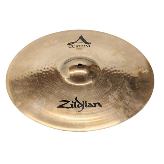 Used Zildjian A Custom Crash Cymbal 19" - Good - Drum Center Of Portsmouth