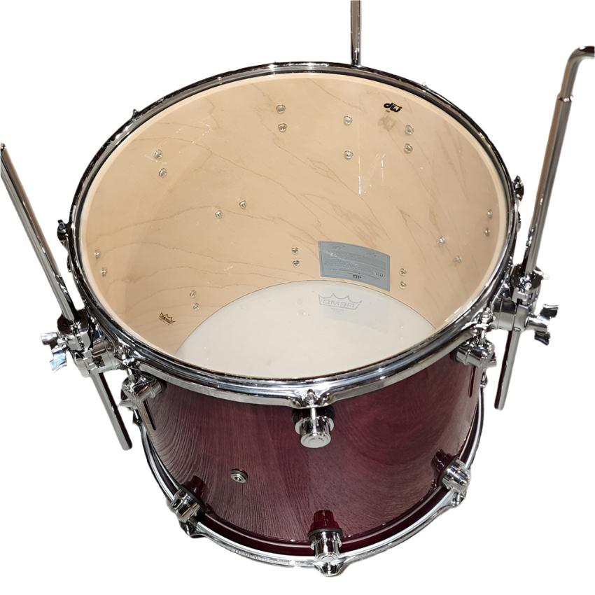 Used DW Performance Floor Tom 16x14 Cherry Stain - Good - Drum Center Of Portsmouth