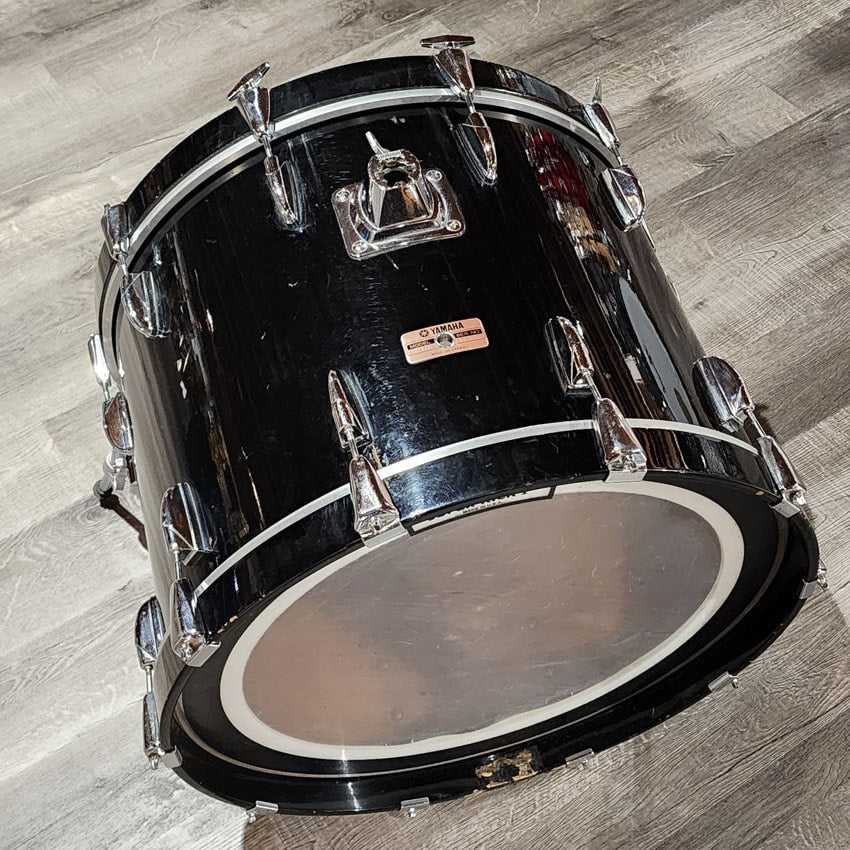 Used Vintage Yamaha Tour 8000 4pc Drum Set Black MIJ - Fair - Drum Center Of Portsmouth