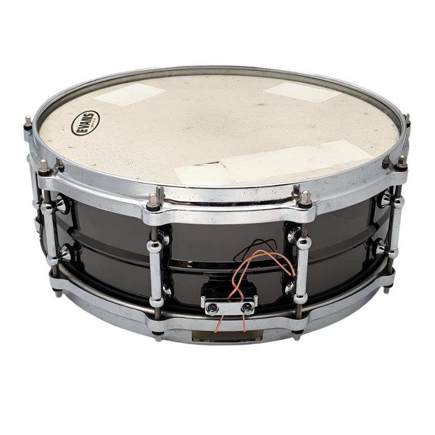 Used Pearl Sensitone Classic Brass Snare Drum 14x5.5 w/Tube Lugs - Good - Drum Center Of Portsmouth