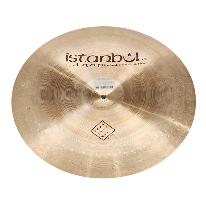 Used Istanbul Agop Traditional China Cymbal 18" 1122 grams - Good - Drum Center Of Portsmouth