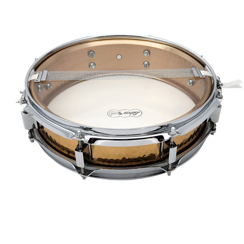 Used Ludwig Bronze Hammered Piccolo Snare Drum 13x3.5 - Very Good - Drum Center Of Portsmouth
