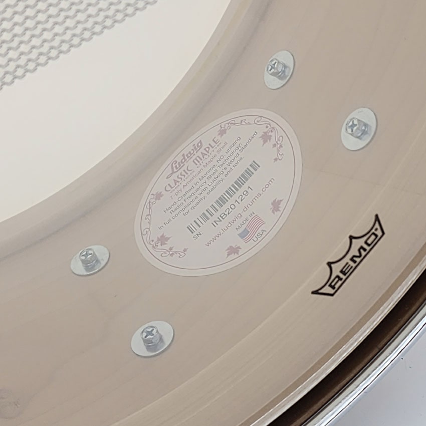 Used Ludwig Limited Edition Solid Ply Tulipwood Snare Drum 14x6.5 - Drum Center Of Portsmouth