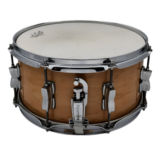 Used Ludwig Centennial Snare Drum 13x6.5 Natural Gloss - Good - Drum Center Of Portsmouth