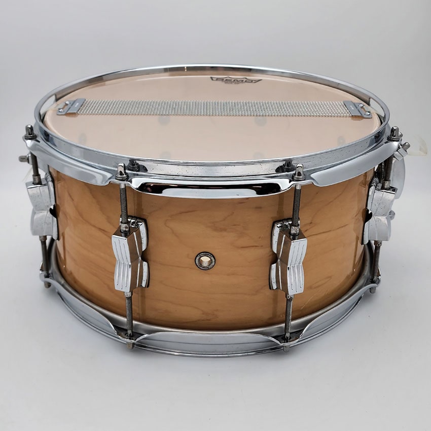 Used Ludwig Centennial Snare Drum 13x6.5 Natural Gloss - Good - Drum Center Of Portsmouth
