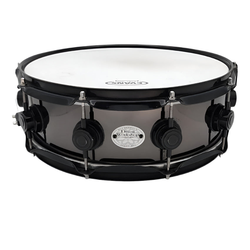 Used Drum Workshop Snare Drum 14x5.5 Black Brass - Good - Drum Center Of Portsmouth