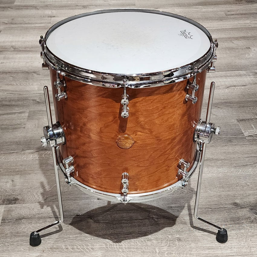 Used Doc Sweeney 4pc Drum Set Solid Ply Rosewood/Cherry - Very Good - Drum Center Of Portsmouth
