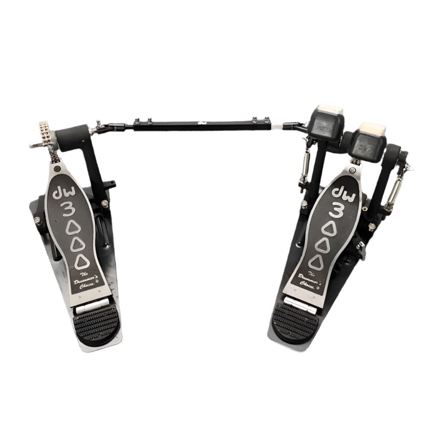 Used DW 3000 Series Double Bass Drum Pedal - Good - Drum Center Of Portsmouth