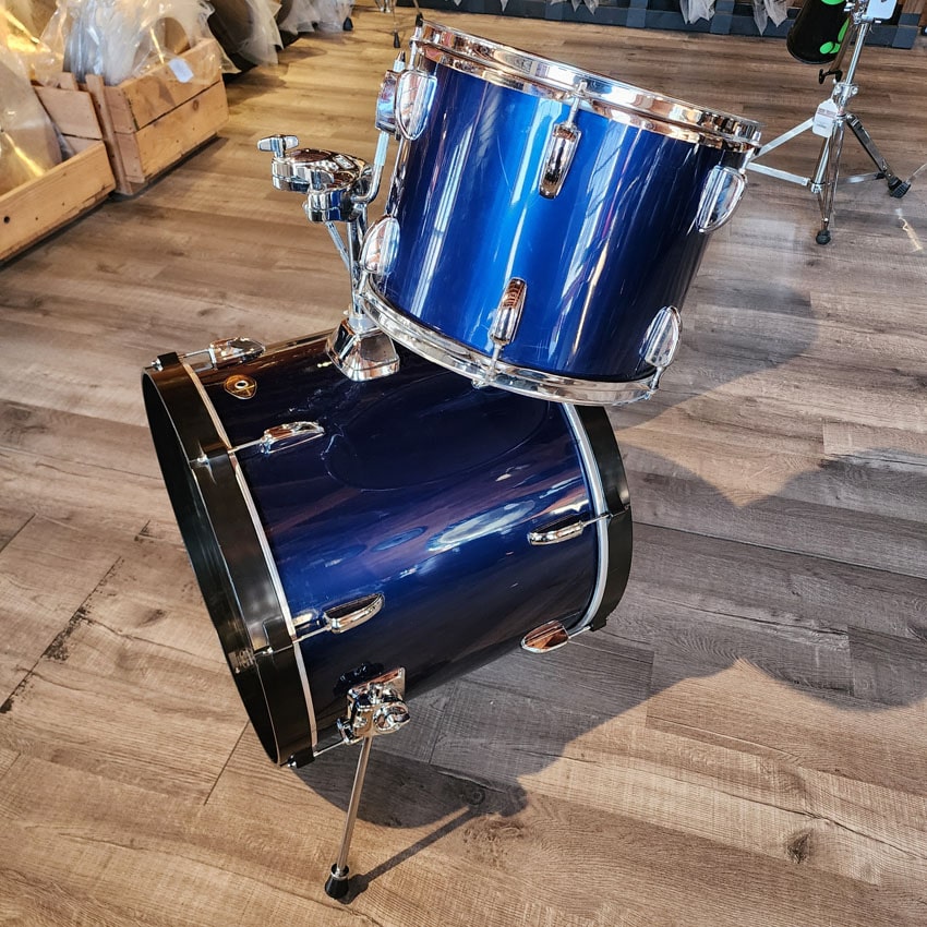 Used Tama Swingstar 3pc Drum Set Dark Blue - Fair - Drum Center Of Portsmouth