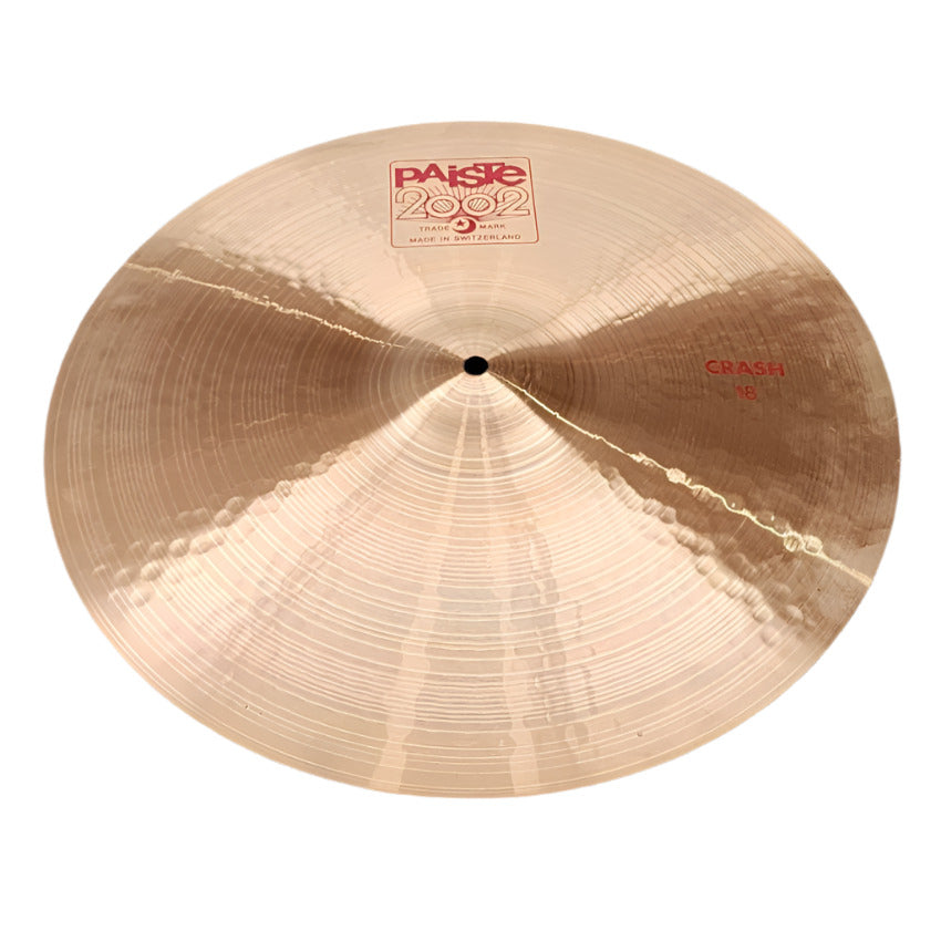 Used Paiste 2002 Crash Cymbal 18" - Very Good - Drum Center Of Portsmouth