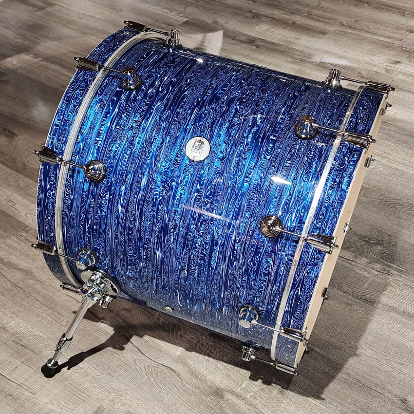 Used DW Design 4pc Drum Set Limited Edition Royal Strata - Fair - Drum Center Of Portsmouth