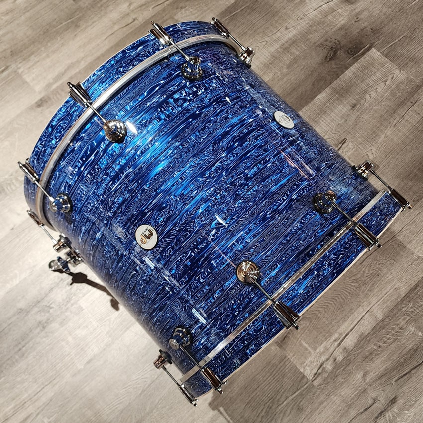 Used DW Design 4pc Drum Set Limited Edition Royal Strata - Fair - Drum Center Of Portsmouth
