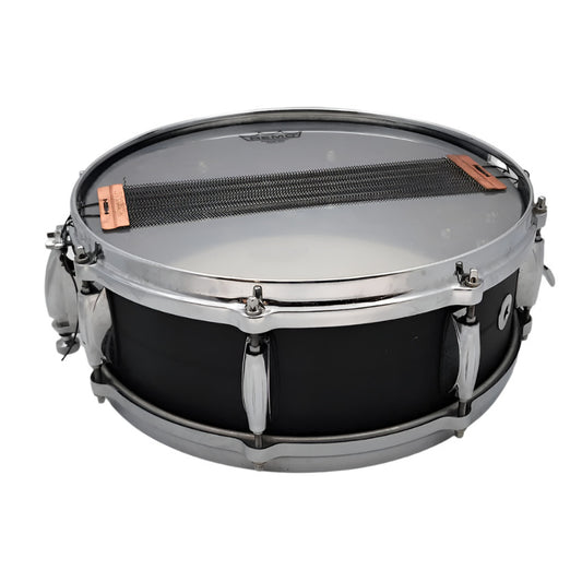 Used Gretsch USA Custom Black Copper Snare Drum 14x5 - Very Good - Drum Center Of Portsmouth