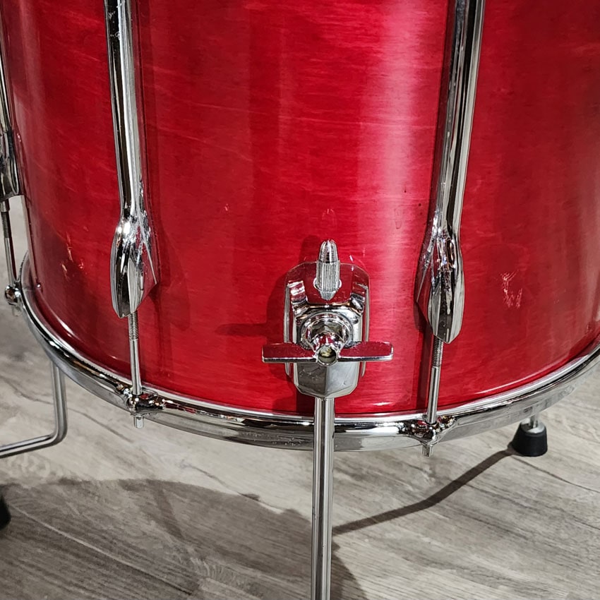 Used Vintage 1980s Premier Resonator 4pc Drum Set Red Lacquer - Very Good - Drum Center Of Portsmouth