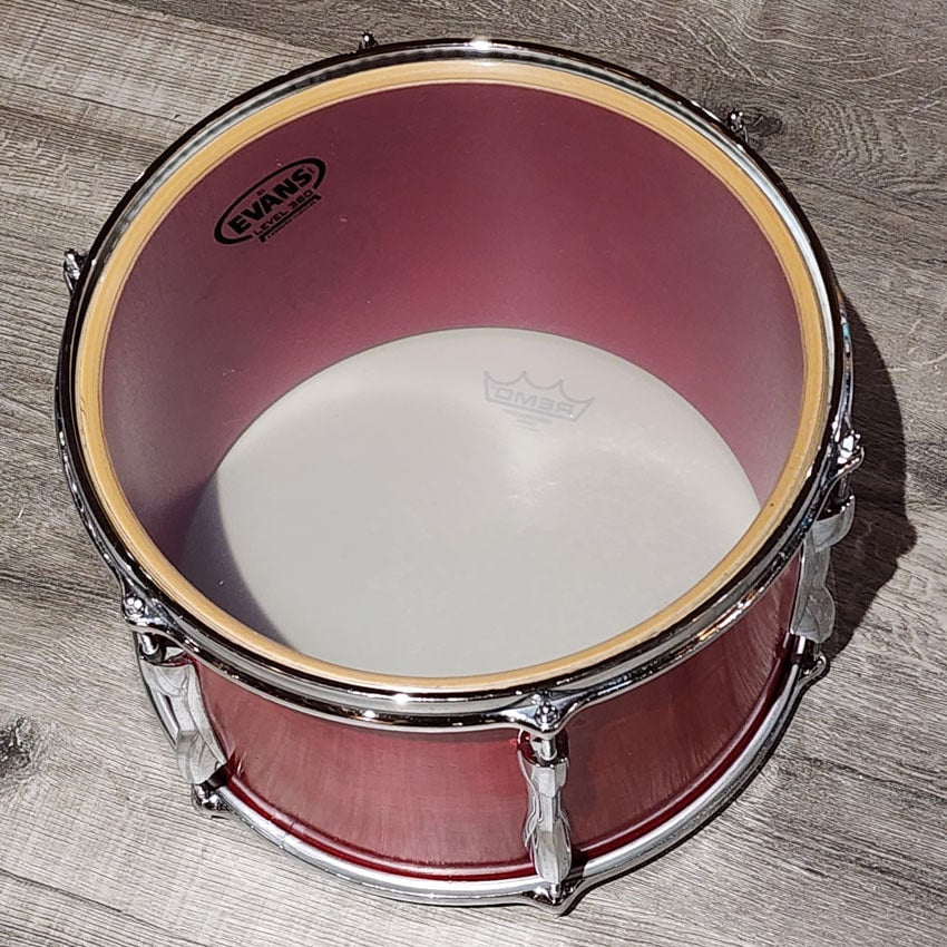 Used Vintage 1980s Premier Resonator 4pc Drum Set Red Lacquer - Very Good - Drum Center Of Portsmouth
