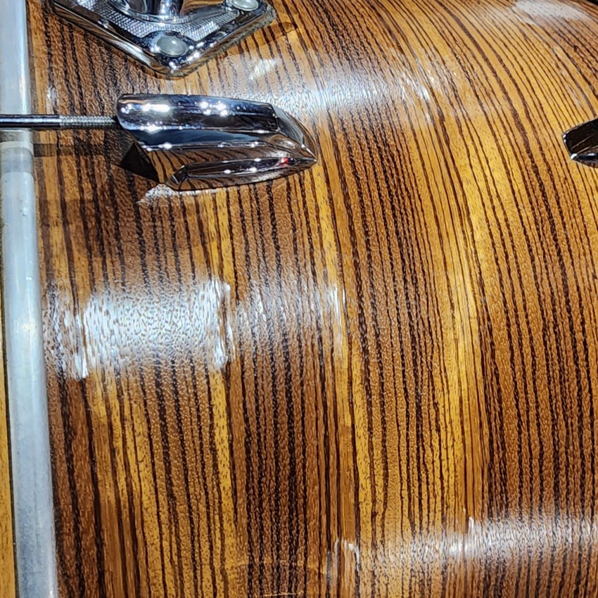 Used Premier Power House 5pc Drum Set Zebrawood Wrap - Good - Drum Center Of Portsmouth