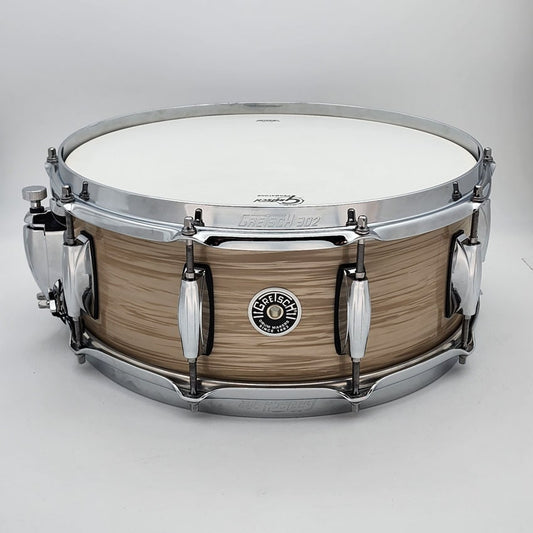 Used Gretsch Brooklyn Creme Oyster Snare Drum 14x5.5 - Excellent - Drum Center Of Portsmouth