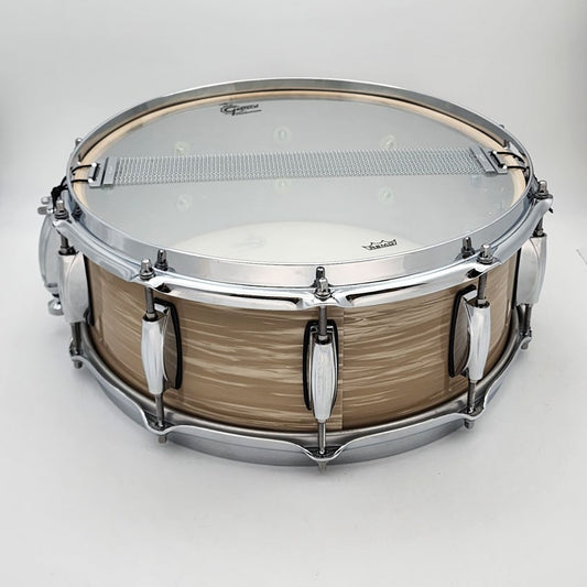 Used Gretsch Brooklyn Creme Oyster Snare Drum 14x5.5 - Excellent - Drum Center Of Portsmouth