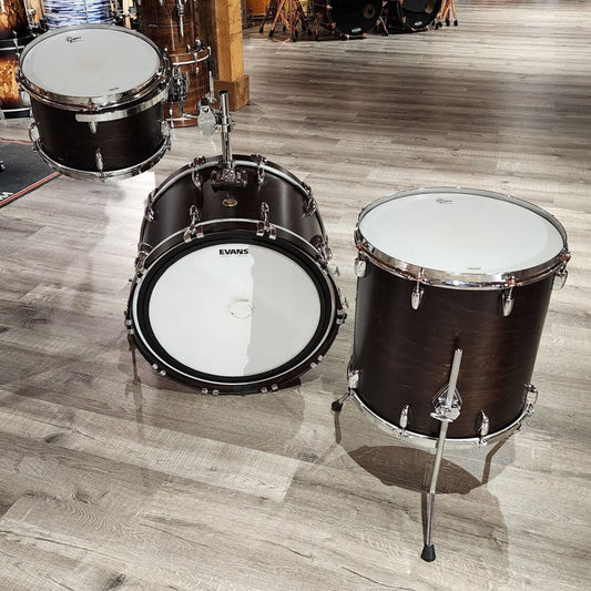 Used Gretsch Broadkaster 3pc Drum Set Satin Antique Maple - Very Good - Drum Center Of Portsmouth