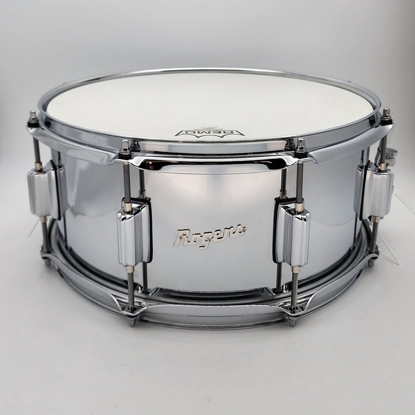 Used Rogers Powertone Steel Snare Drum 14x6.5 - Excellent - Drum Center Of Portsmouth
