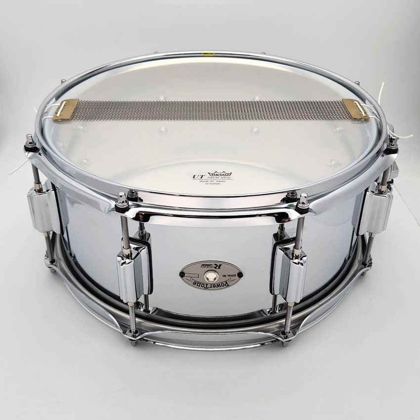 Used Rogers Powertone Steel Snare Drum 14x6.5 - Excellent - Drum Center Of Portsmouth