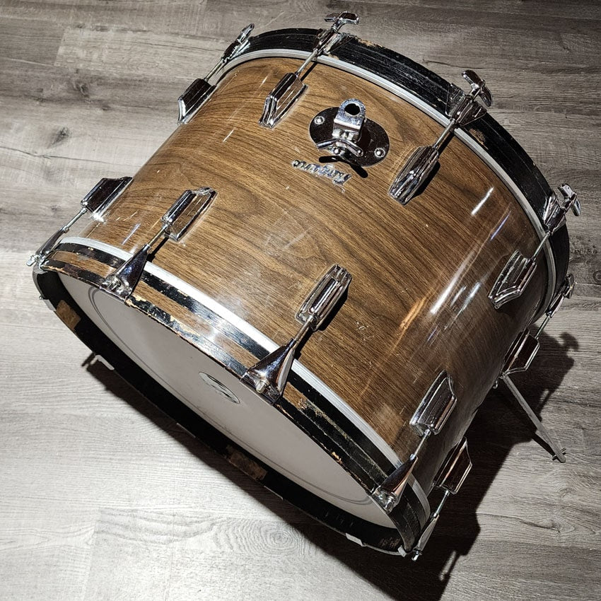 Used Vintage Rogers PowerTone 4pc Drum Set New Mahogany - Fair - Drum Center Of Portsmouth