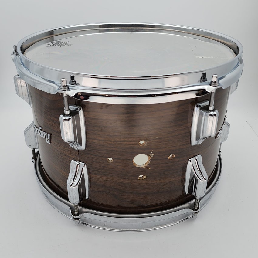 Used Vintage Rogers PowerTone 4pc Drum Set New Mahogany - Fair - Drum Center Of Portsmouth