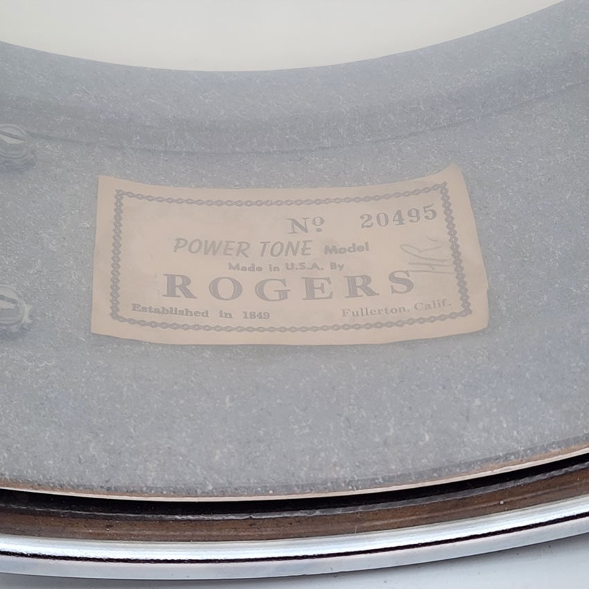 Used Vintage Rogers PowerTone Snare Drum 14x5 Koa - Fair - Drum Center Of Portsmouth