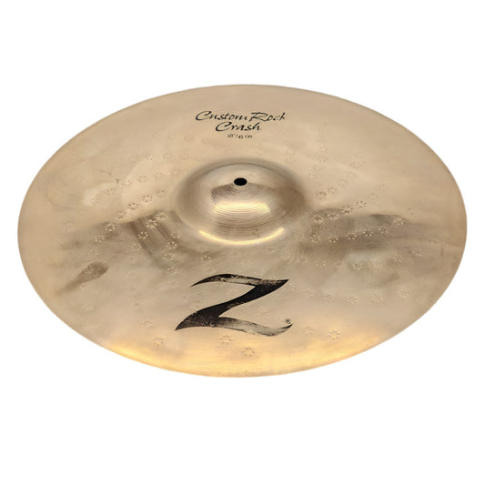 Used Zildjian Z Custom Rock Crash Cymbal 18" - Good - Drum Center Of Portsmouth
