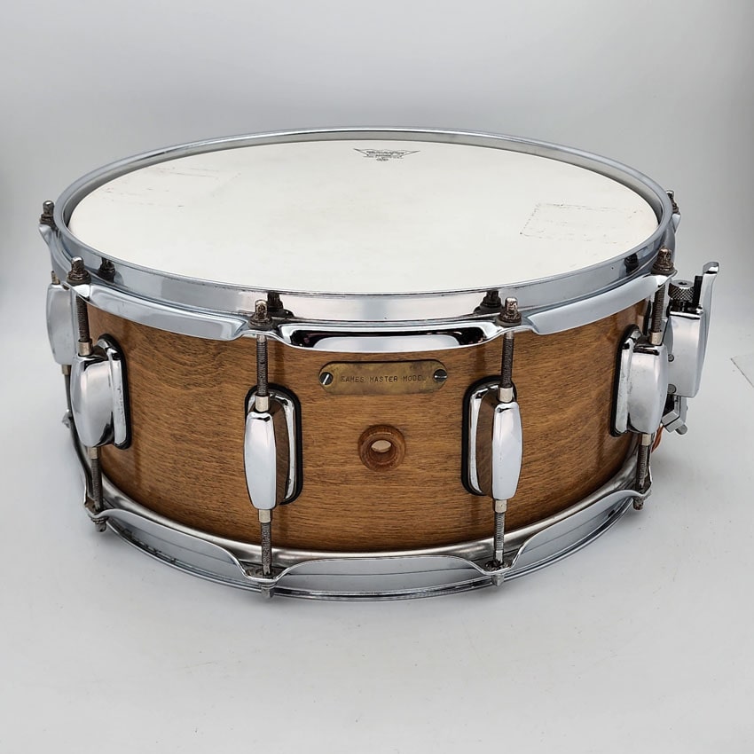 Used Eames Master Series Snare Drum 14x6.5 Golden Oak - Fair - Drum Center Of Portsmouth