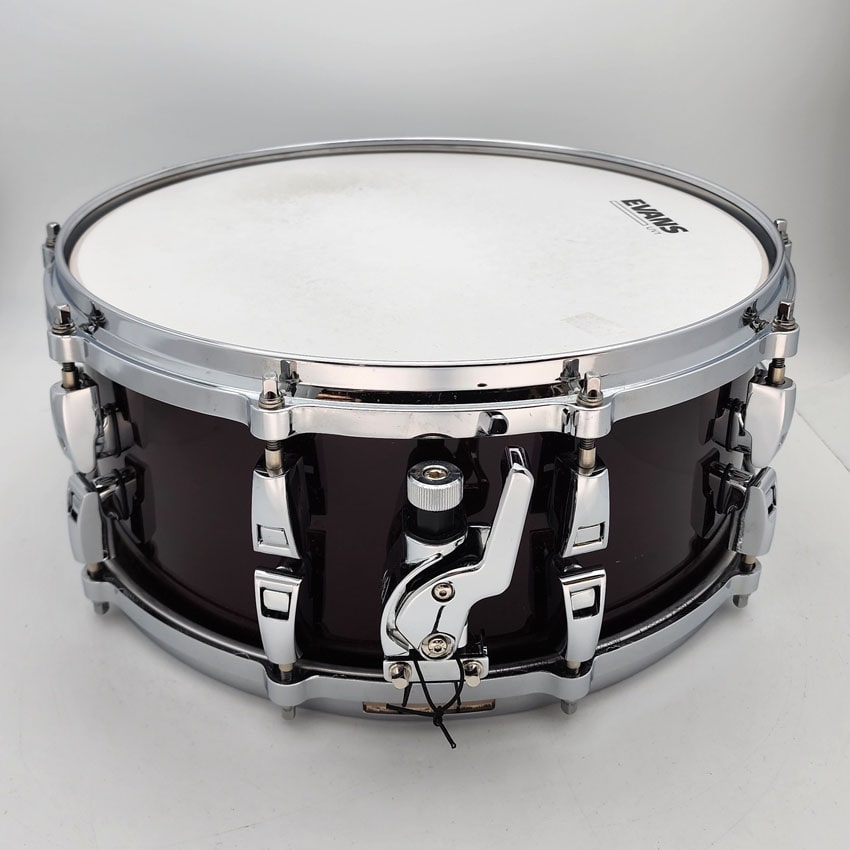 Used Yamaha Absolute Hybrid Maple Snare Drum 14x6 Classic Walnut - Very Good - Drum Center Of Portsmouth