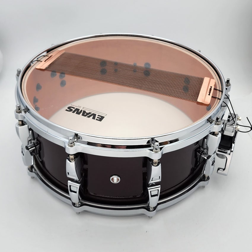 Used Yamaha Absolute Hybrid Maple Snare Drum 14x6 Classic Walnut - Very Good - Drum Center Of Portsmouth