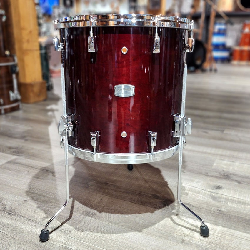 Used Yamaha Absolute Hybrid Maple 5pc Drum Set Classic Walnut - Very Good - Drum Center Of Portsmouth