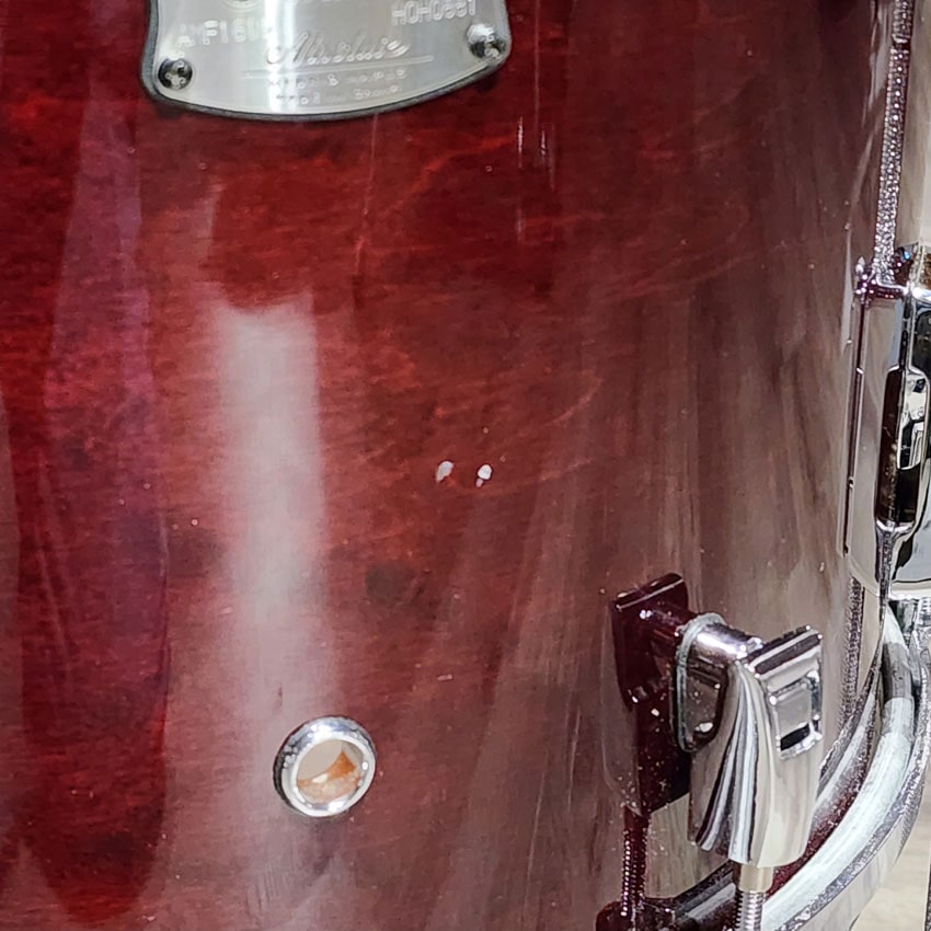 Used Yamaha Absolute Hybrid Maple 5pc Drum Set Classic Walnut - Very Good - Drum Center Of Portsmouth
