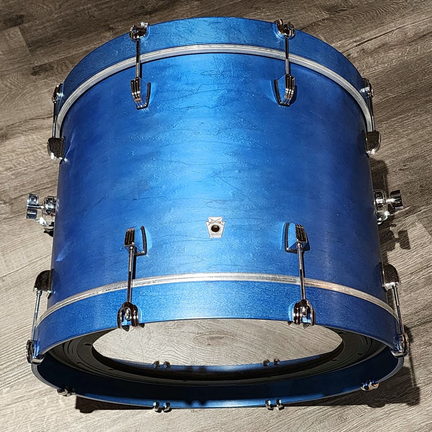 Used Ludwig Neusonic Drum Set Satin Royal Blue Finish - Excellent - Drum Center Of Portsmouth