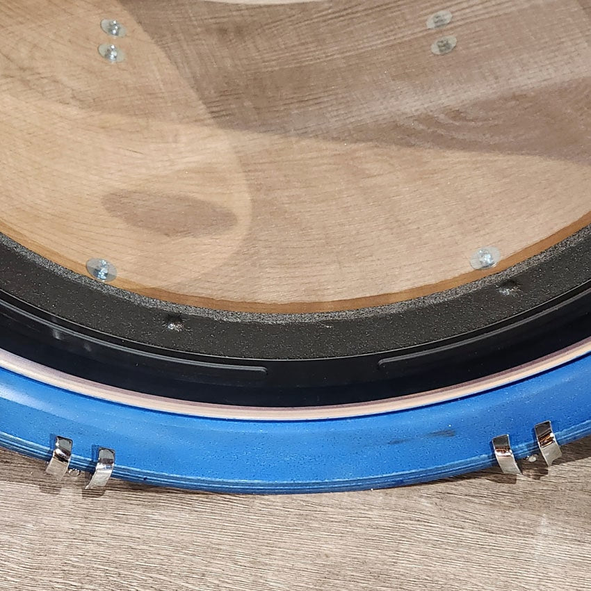 Used Ludwig Neusonic Drum Set Satin Royal Blue Finish - Excellent - Drum Center Of Portsmouth