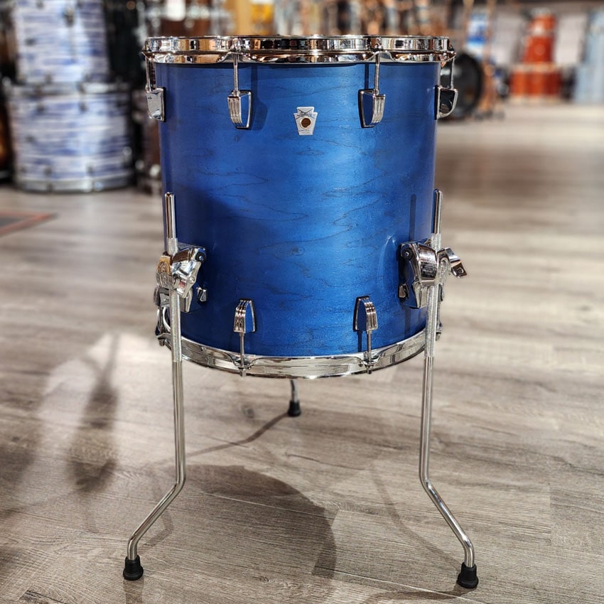 Used Ludwig Neusonic Drum Set Satin Royal Blue Finish - Excellent - Drum Center Of Portsmouth