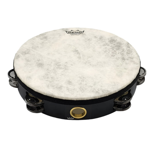 Used Remo Double Row Tambourine Steel Jingles 10" - Good - Drum Center Of Portsmouth