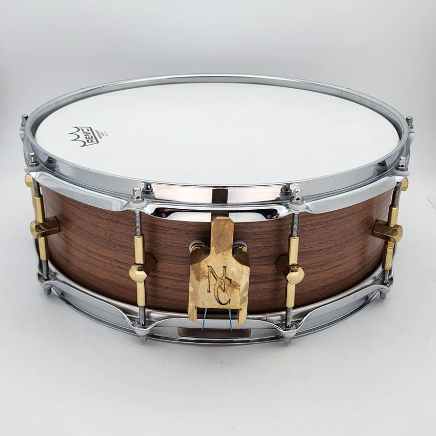 Used Noble & Cooley Solid Shell Classic Walnut Snare Drum 14x5 Natural - Good - Drum Center Of Portsmouth