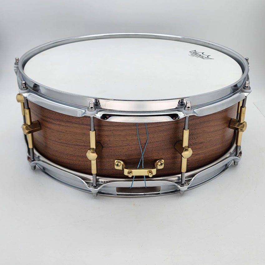 Used Noble & Cooley Solid Shell Classic Walnut Snare Drum 14x5 Natural - Good - Drum Center Of Portsmouth
