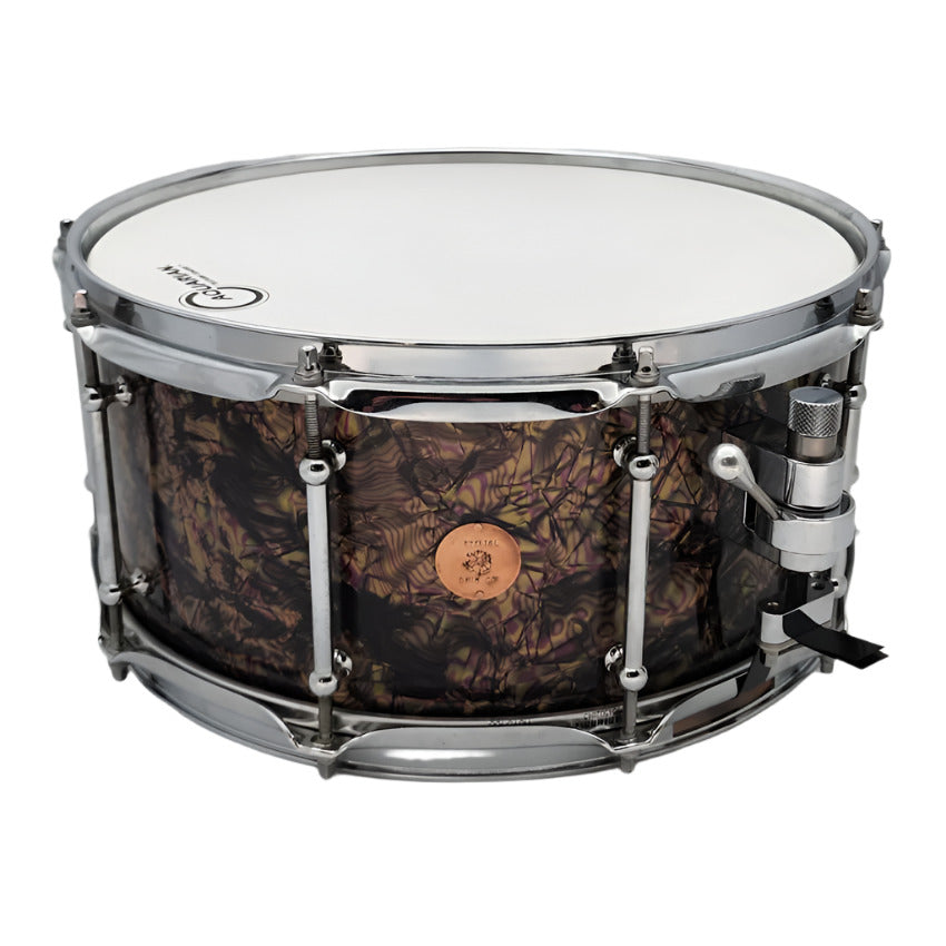 Used Ezekiel Drum Co Snare Drum 14x6.5 Pearloid - Good - Drum Center Of Portsmouth