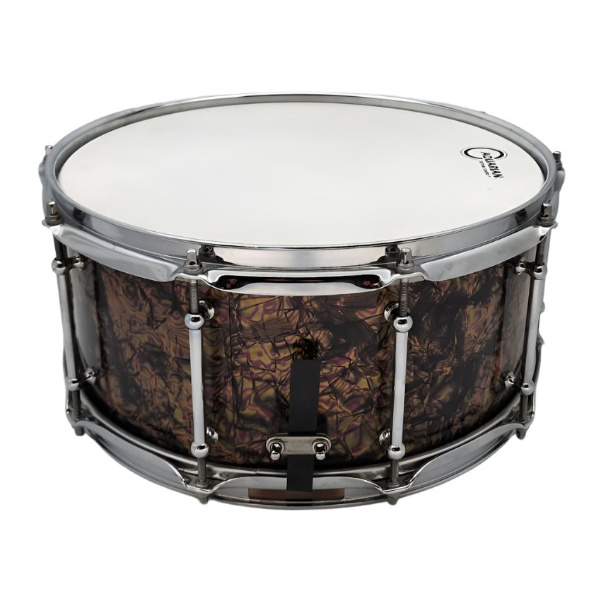 Used Ezekiel Drum Co Snare Drum 14x6.5 Pearloid - Good - Drum Center Of Portsmouth