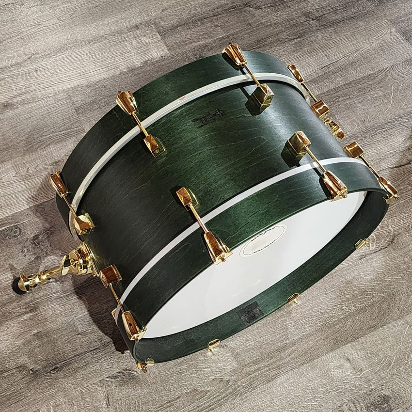 Used Tree House 4pc Compact Drum Set Satin Green - Very Good - Drum Center Of Portsmouth