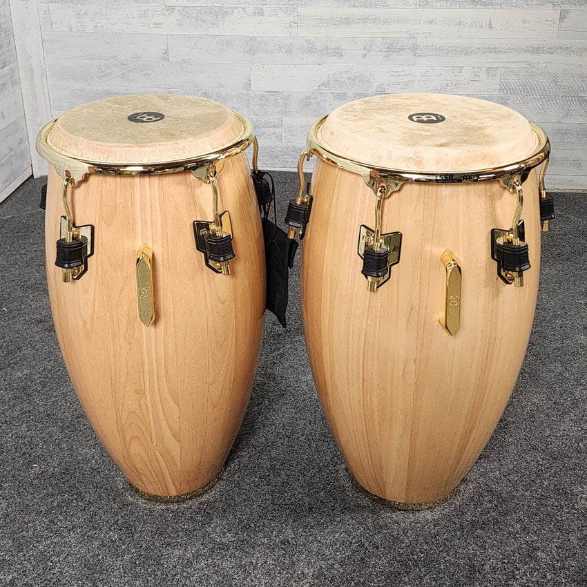 Used Meinl William "Kachiro" Thompson Signature Congas Gloss Natural - Very Good - Drum Center Of Portsmouth