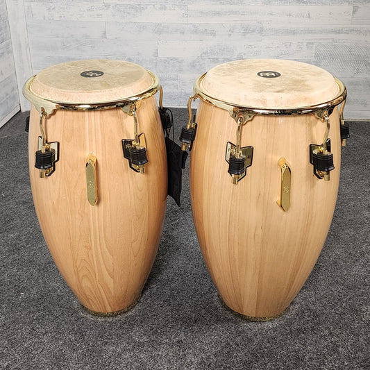 Used Meinl William "Kachiro" Thompson Signature Congas Gloss Natural - Very Good - Drum Center Of Portsmouth