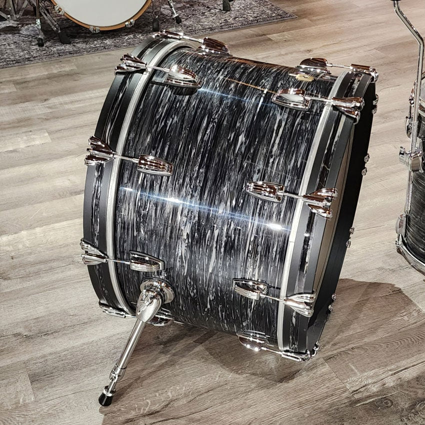 Used Ludwig Classic Maple 4pc Drum Set Vintage Black Oyster - Very Good - Drum Center Of Portsmouth